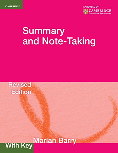 9780521140942: Summary and Note-Taking. Book with key (Georgian Press)