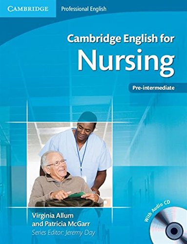9780521141338: Cambridge English for Nursing Pre-intermediate Student's Book with Audio CD