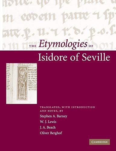 9780521145916: The Etymologies of Isidore of Seville Paperback