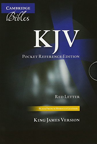 Stock image for KJV Pocket Reference Bible, Black French Morocco Leather with Zip Fastener, Red-letter Text, KJ243:XRZ Black French Morocco Leather, with Zip Fastener for sale by GF Books, Inc.