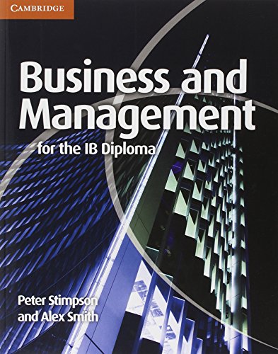 9780521147309: Business and Management for the IB Diploma