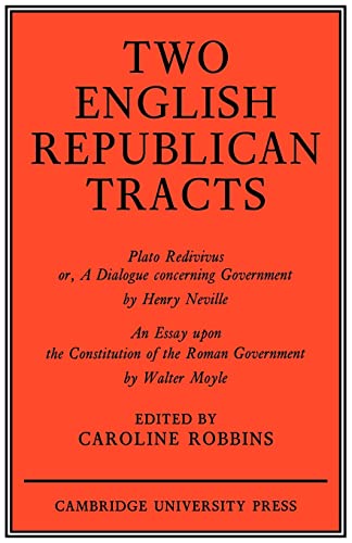 9780521147484: Two English Republican Tracts