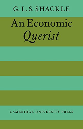 9780521147545: An Economic Querist