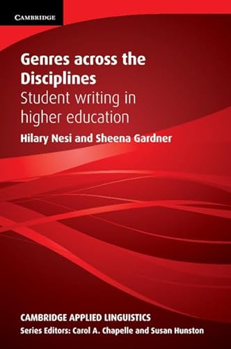 Imagen de archivo de Genres Across the Disciplines: Student Writing in Higher Education a la venta por Revaluation Books