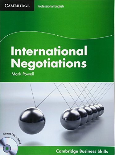 Imagen de archivo de International Negotiations Student's Book with Audio CDs (2) (Cambridge Business Skills) a la venta por SecondSale