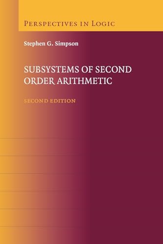 9780521150149: Subsystems of Second Order Arithmetic 2nd Edition Paperback: Perspectives in Logic
