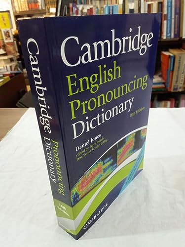 Beispielbild fr Cambridge English Pronouncing Dictionary zum Verkauf von Monster Bookshop