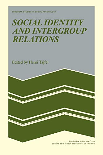 Stock image for Social Identity and Intergroup Relations (European Studies in Social Psychology, Series Number 7) for sale by BooksRun