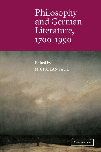 PHILOSOPHY AND GERMAN LITERATU - NICHOLAS SAUL