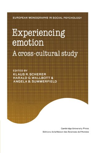 Stock image for Experiencing Emotion: A Cross-Cultural Study for sale by Ria Christie Collections