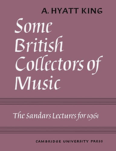 9780521157438: Some British Collectors of Music c.1600-1960