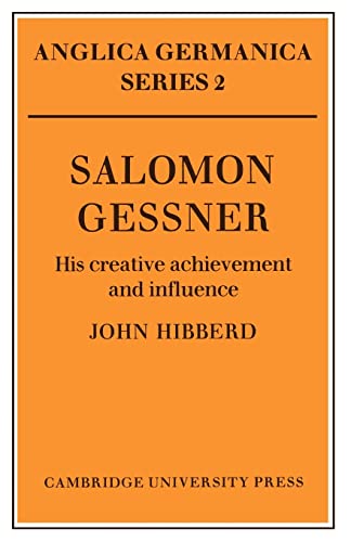 Beispielbild fr Salomon Gessner: His Creative Achievement and Influence zum Verkauf von Chiron Media