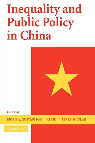 Beispielbild fr Inequality and Public Policy in China zum Verkauf von Prior Books Ltd