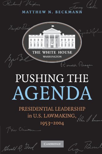 Imagen de archivo de Pushing the Agenda: Presidential Leadership in US Lawmaking, 19532004 a la venta por Jenson Books Inc