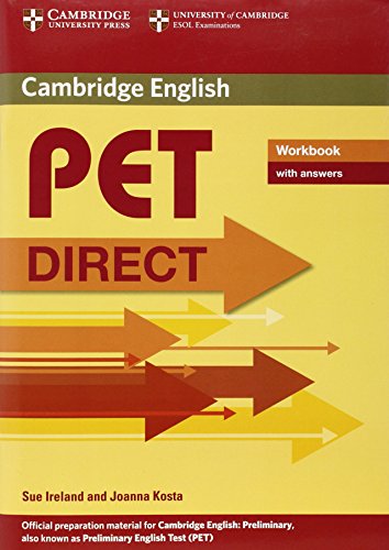 Imagen de archivo de PET Direct Workbook with answers a la venta por WorldofBooks