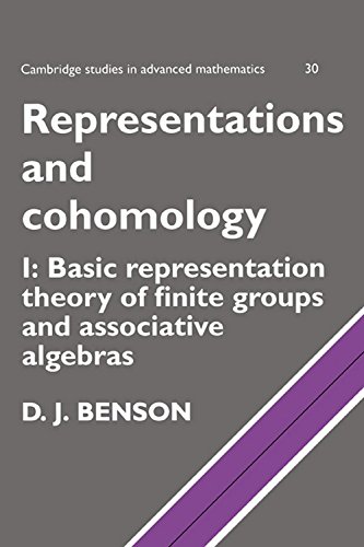 Representations and Cohomology ICM Edition: Volume 1, Basic Representation Theory of Finite Groups and Associative Algebras (Cambridge Studies in Advanced Mathematics, Series Number 30) (9780521169882) by Benson, D. J.