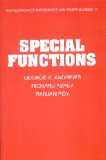 9780521170222: Special Functions ICM Edition