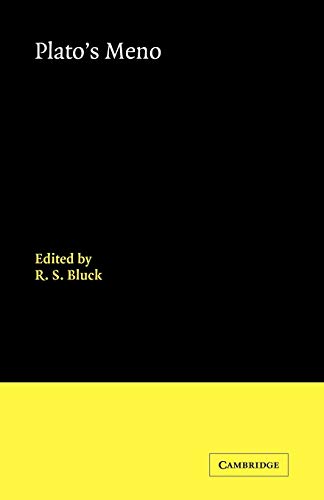 Plato's Meno - Plato; Bluck, R. S. (EDT)