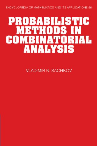 9780521172776: Probabilistic Methods in Combinatorial Analysis Paperback: 56 (Encyclopedia of Mathematics and its Applications, Series Number 56)