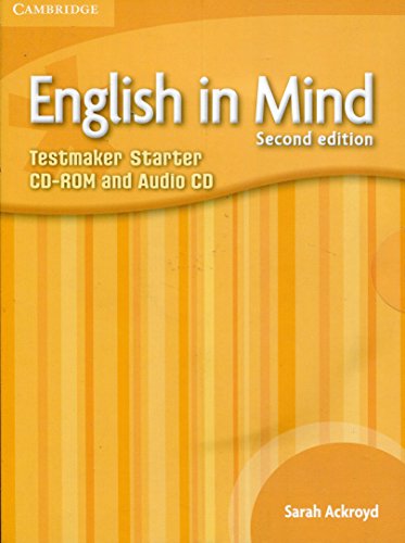 English in Mind Starter Level Testmaker CD-ROM and Audio CD (9780521172868) by Greenwood, Sarah