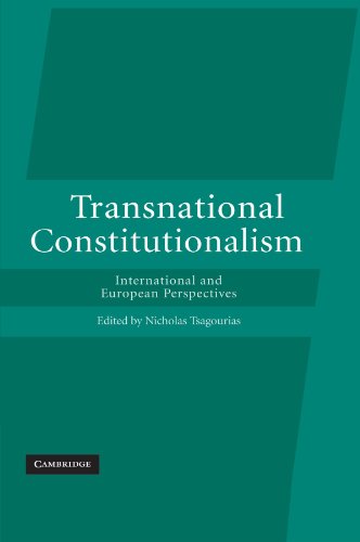 Beispielbild fr Transnational Constitutionalism International And European P zum Verkauf von Basi6 International