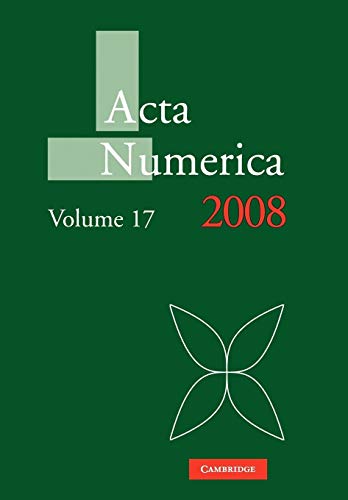 Stock image for Acta Numerica 2008: Volume 17 for sale by Chiron Media