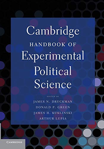 9780521174558: Cambridge Handbook of Experimental Political Science Paperback