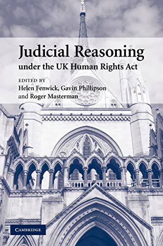 Stock image for Judicial Reasoning under the UK Human Rights Act for sale by Reuseabook