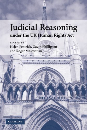 Stock image for Judicial Reasoning under the UK Human Rights Act for sale by Better World Books Ltd