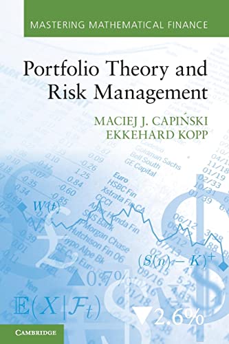 Beispielbild fr Portfolio Theory and Risk Management (Mastering Mathematical Finance) zum Verkauf von medimops