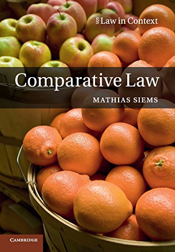 Imagen de archivo de Comparative Law (Law in Context) a la venta por WorldofBooks