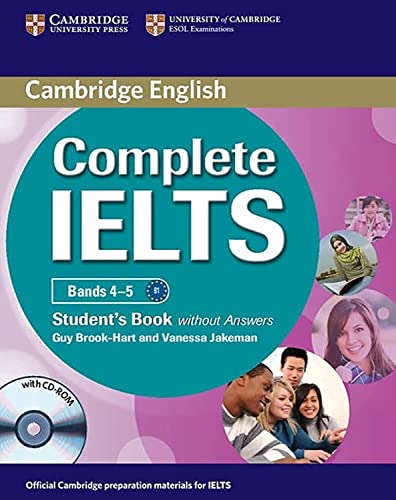 Beispielbild fr Complete IELTS Bands 4 "5 Student's Book without Answers with CD-ROM zum Verkauf von HPB-Red