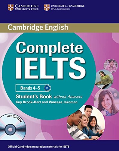 Stock image for Complete IELTS Bands 4 "5 Student's Book without Answers with CD-ROM for sale by HPB-Red