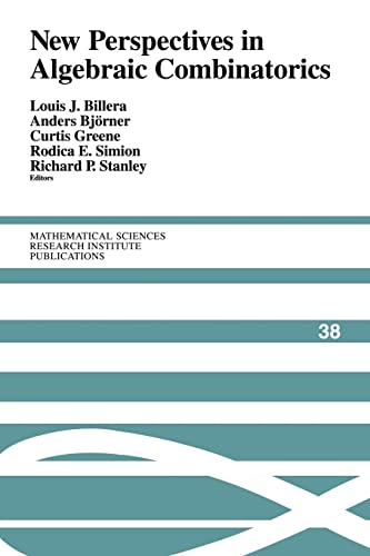 9780521179799: New Perspectives in Algebraic Combinatorics Paperback: 38 (Mathematical Sciences Research Institute Publications, Series Number 38)