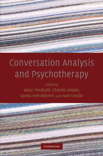 Stock image for Conversation Analysis and Psychotherapy for sale by Lucky's Textbooks