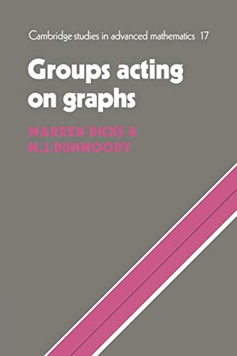 9780521180009: Groups Acting on Graphs