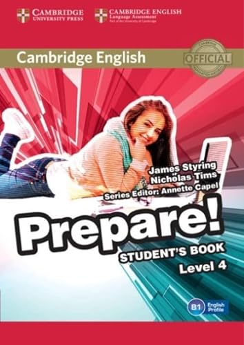 Beispielbild fr Cambridge English Prepare! Level 4 Students Book zum Verkauf von Reuseabook