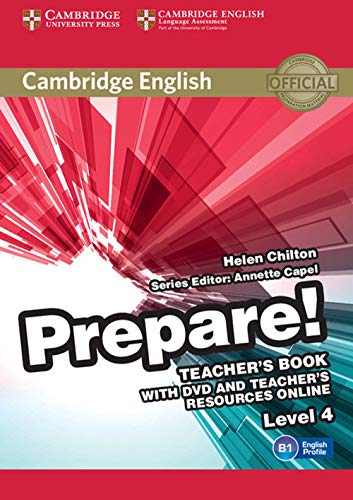 9780521180290: Cambridge English Prepare! Level 4 Teacher's Book with DVD and Teacher's Resources Online