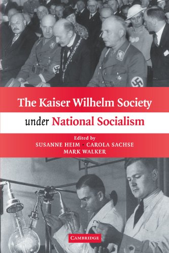 The Kaiser Wilhelm Society under National Socialism (9780521181549) by Heim, Susanne; Sachse, Carola; Walker, Mark