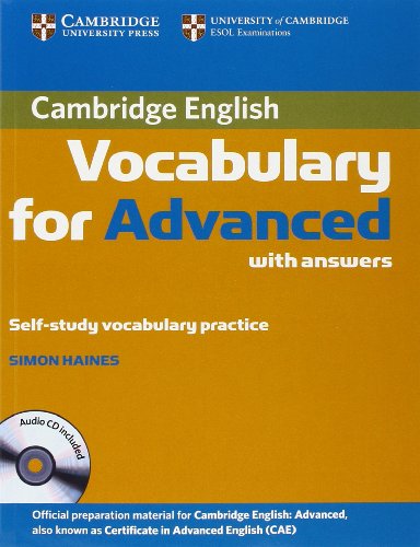 Imagen de archivo de Cambridge Vocabulary for Advanced with Answers and Audio CD a la venta por medimops