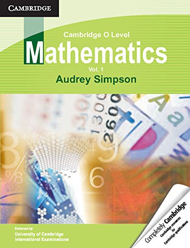 9780521186049: Cambridge O Level Mathematics: Volume 1