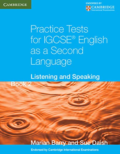 9780521186360: Practice Tests for IGCSE English as a Second Language Book 2: Listening and Speaking (Cambridge International IGCSE)