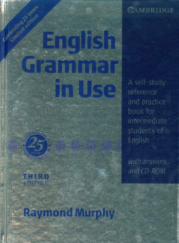 Beispielbild fr English Grammar in Use Silver Hardback with answers and CD-ROM: A Self-study Reference and Practice Book for Intermediate Students of Englis zum Verkauf von Ammareal