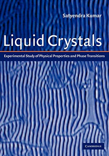 Stock image for Liquid Crystals: Experimental Study of Physical Properties and Phase Transitions for sale by Chiron Media