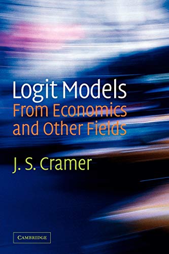 Logit Models from Economics and Other Fields (9780521188036) by Cramer, J. S.