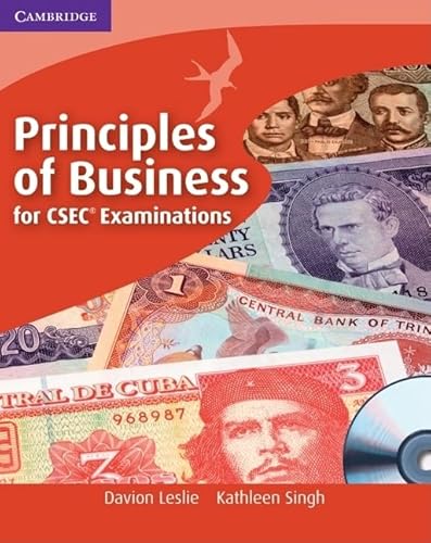 Imagen de archivo de Principles of Business for CSEC Examinations Coursebook with CD-ROM a la venta por Reuseabook