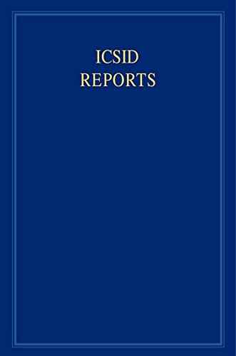 Stock image for ICSID Reports: Volume 16 (International Convention on the Settlement of Investment Disputes Reports) for sale by Books of the Smoky Mountains
