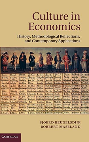 9780521193009: Culture in Economics Hardback: History, Methodological Reflections and Contemporary Applications