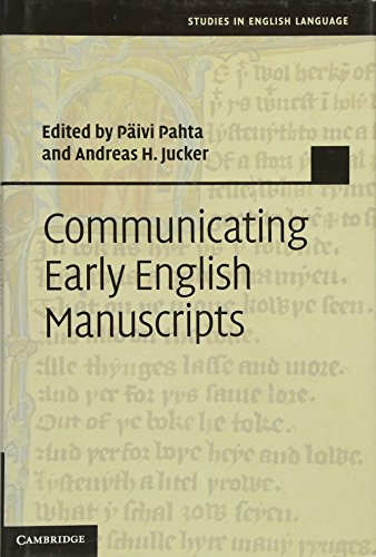 Stock image for Communicating Early English Manuscripts for sale by Michener & Rutledge Booksellers, Inc.