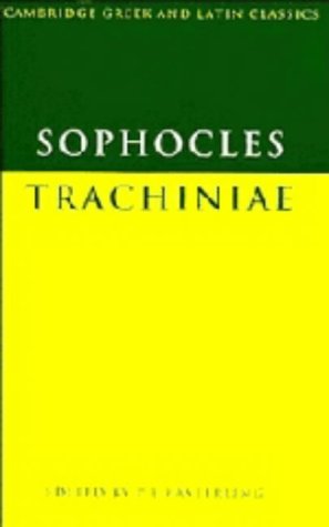 Imagen de archivo de Sophocles: Trachiniae (Cambridge Greek and Latin Classics) a la venta por Anybook.com